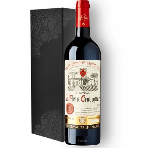 Chateau La Fleur Cravignac Saint Emilion Grand Cru Single Bottle Gift Box