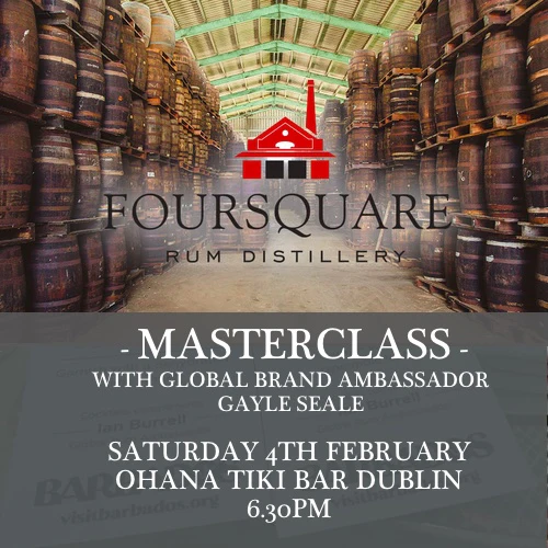 Foursquare Rum Masterclass with Gayle Seale | Sat Feb 4th 2023