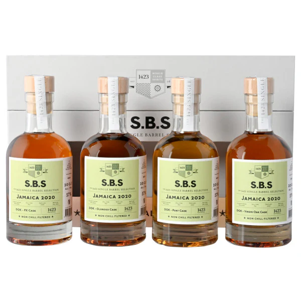 S.B.S 4 Bottle Hampden Estate Rum Gift Box